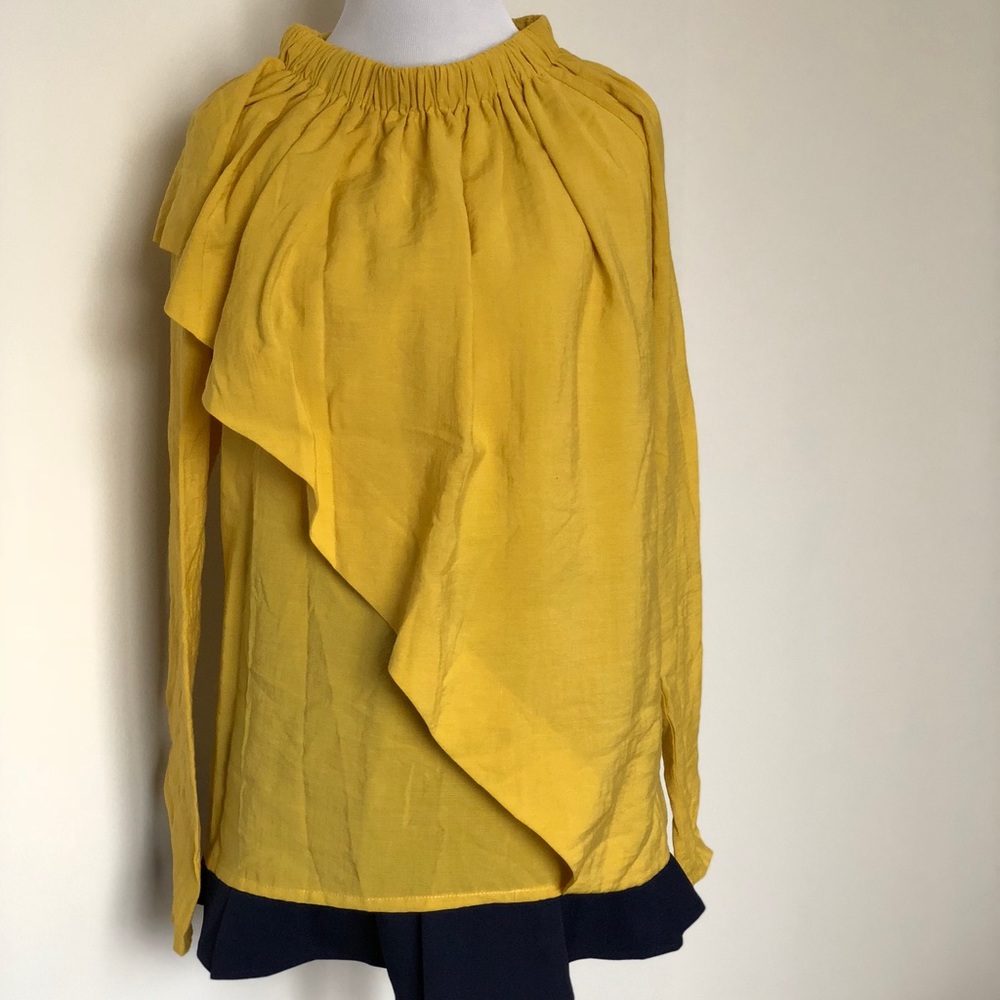 ASOS yellow blouse